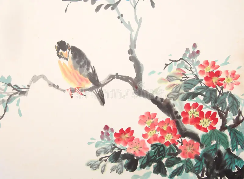 Traditional Chinese Ink Landscape